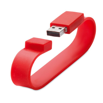 Chiavetta USB in braccialetto di silicone