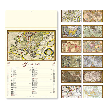 Calendario Antiche Mappe